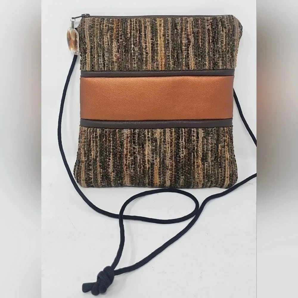 Unbranded Boho Hippie Tweed Carpet Crossbody Bag